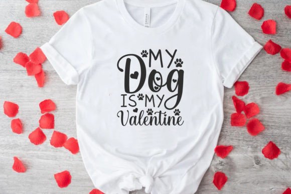 Download My Dog is My Valentine’s Day SVG Design - Design Collection