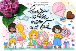 Download Cute Valentine Illustration Set - Cute Collection