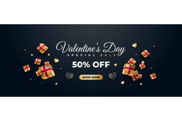 Download Valentine's Day Sale Banner Design - Design Collection