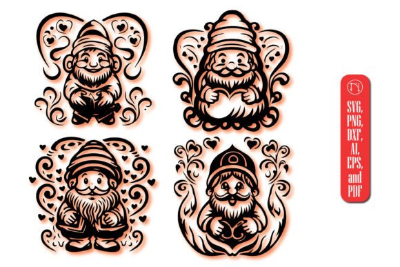 Download Cricut Valentine Gnome SVG Bundle - Cricut valentine Collection
