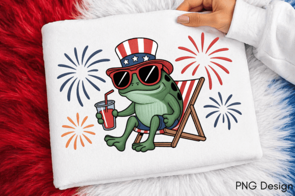 Download Patriotic Frog PNG Design - Design Collection