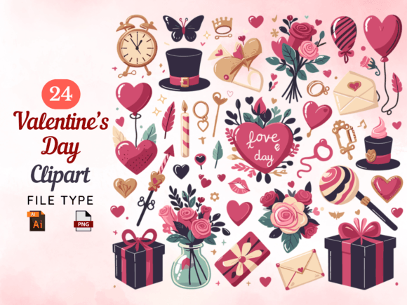 Download Cute Valentine's Clipart Sublimation - Cute Collection