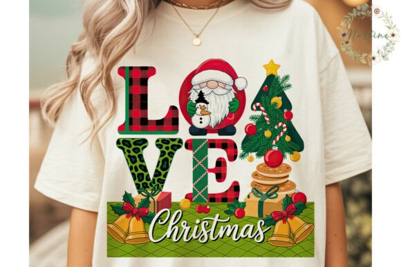 Download Christmas Gnome LOVE Design PNG Clipart - Design Collection