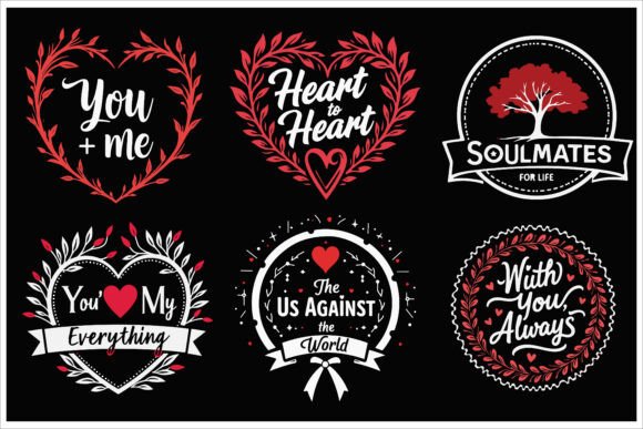 Download Valentine's Day T-Shirt Design Bundle - Design Collection