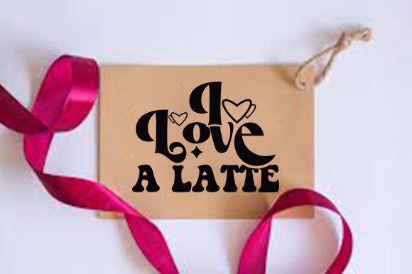 Download Retro Valentine Crafts Design, I Love a - Design Collection