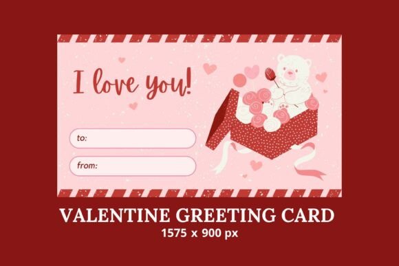 Download Cute Valentine Greeting Card Printable - Cute Collection