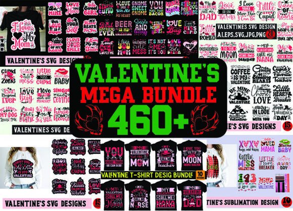 Download Valentine’s Day Design Mega Bundle - Design Collection