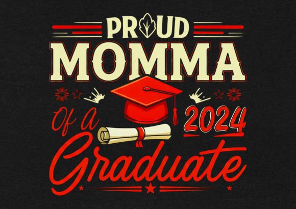 Download Proud Momma of a 2024 T-Shirt Design - Design Collection
