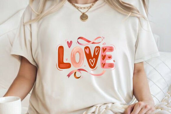 Download Valentine Love Doodle T-shirt Design PNG - Design Collection