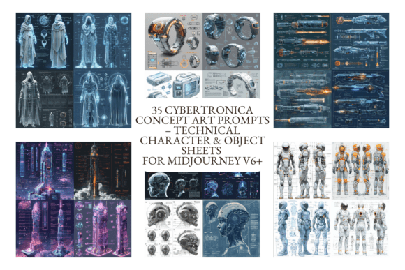 Download 35 Cybertronica Concept Art Prompts - Premium Resources