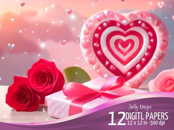 Download Floral Scenes for Valentine's Day Design - Design Collection