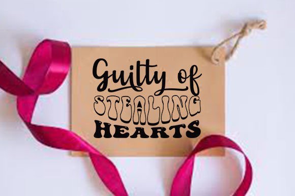 Download Retro Valentine Crafts Design, Guilty of - Design Collection