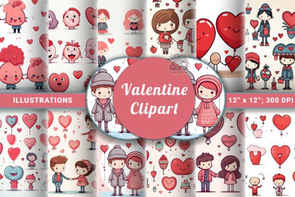 Download Cute Valentine Clipart - Love Doodles - Cute Collection