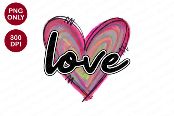 Download Love Colorful Heart Valentines Designs - Design Collection