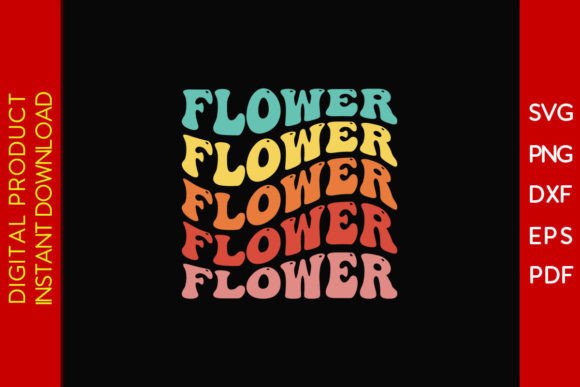 Download Flower Vintage Typography T-Shirt Design - Design Collection