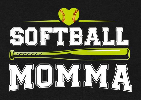 Download Softball Momma T-Shirt Design - Design Collection