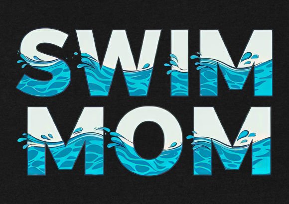Download Swim Mom T-Shirt Design - Design Collection