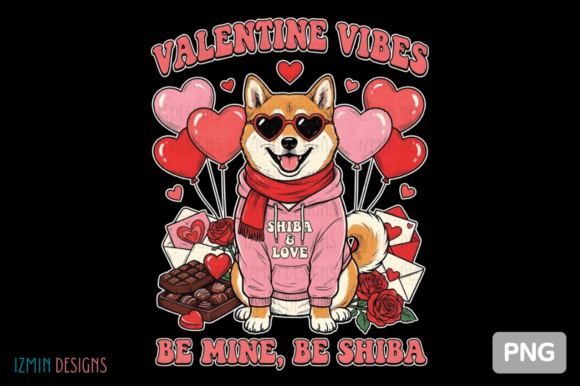Download Valentine Shiba Dog Love Cute Design Art - Cute Collection