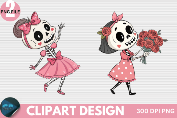 Download Funny Cute Valentine's Day Skeletons Cli - Cute Collection