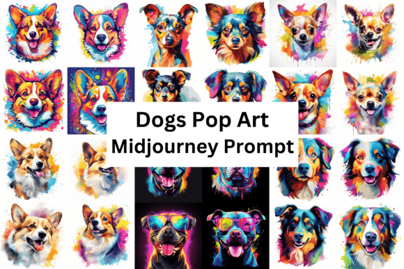 Download Midjourney Prompt for Dog Pop Art - Premium Resources