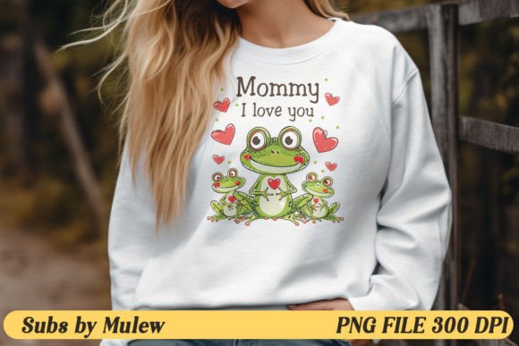 Download Cute Mother &amp; Baby Frog Sublimation - Cute Collection